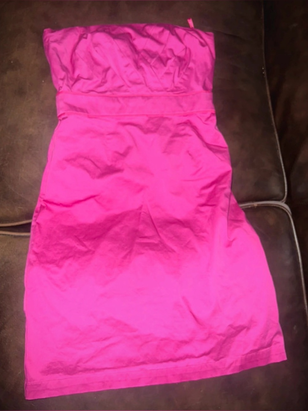 New York & Company Size 2 Pink Strapless Dress